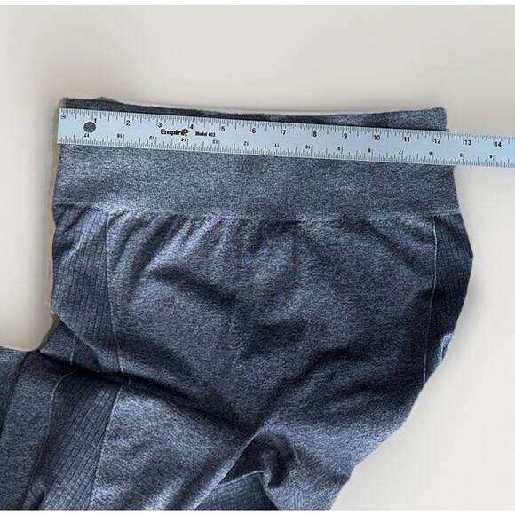 Lululemon Wunder Train Leggings Gray Ribbed Seamless High Waist Size XS - Picture 5 of 6